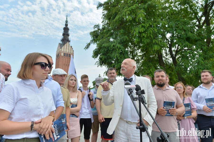 Konfederacja z Korwinem Mikke zawitaa do Elblga , fot. 5