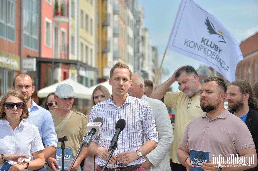 Konfederacja z Korwinem Mikke zawitała do Elbląga , fot. 8