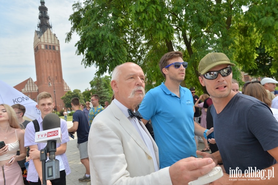 Konfederacja z Korwinem Mikke zawitaa do Elblga , fot. 13