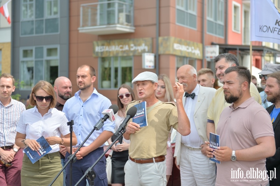 Konfederacja z Korwinem Mikke zawitaa do Elblga , fot. 58