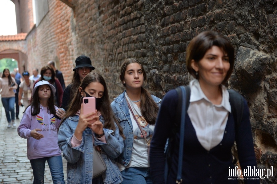 Modzie z Armenii z wizyt w Elblgu., fot. 7
