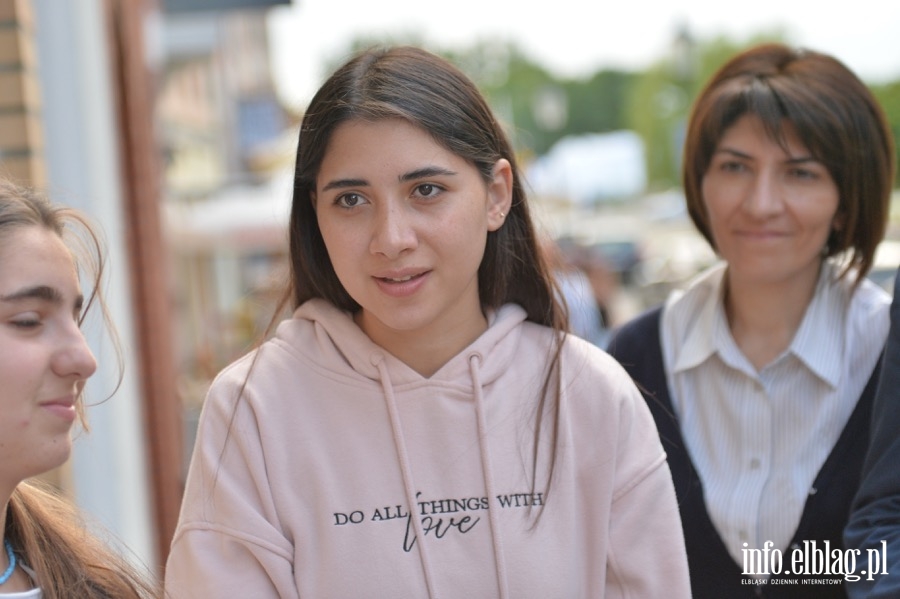 Modzie z Armenii z wizyt w Elblgu., fot. 30