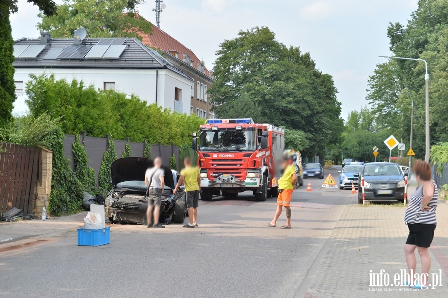 Wypadek przy ul. Beniowskiego, fot. 3