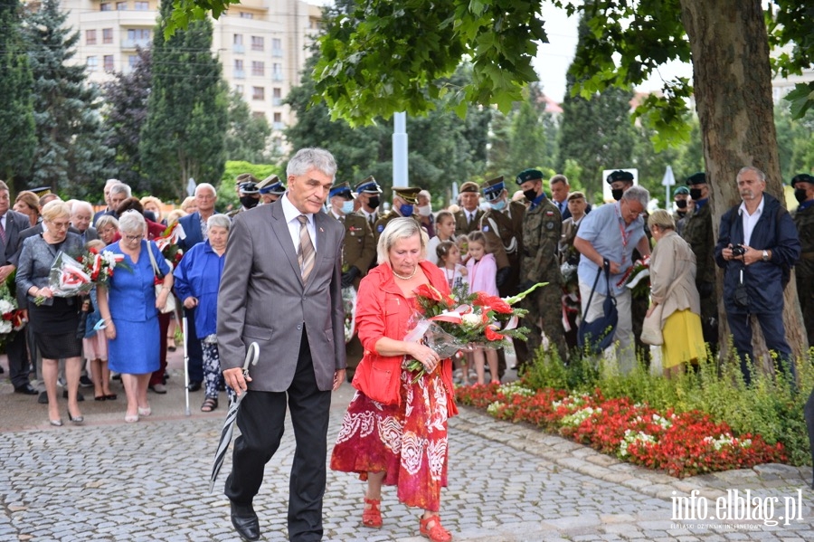 Dzi "zawyy" syreny. Uczczono 77. rocznic wybuchu Powstania Warszawskiego, fot. 31