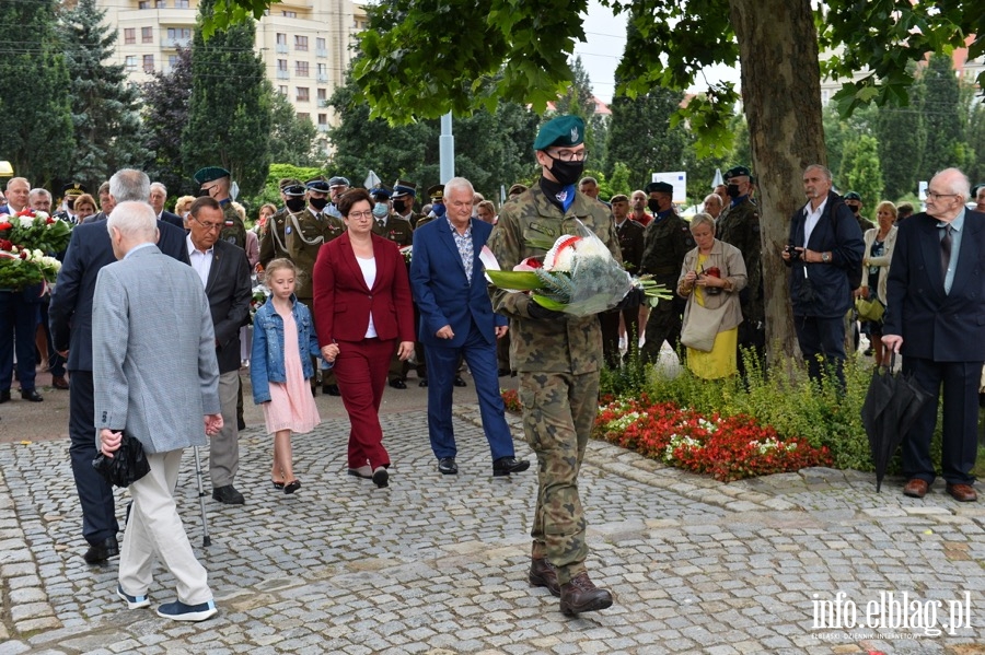 Dzi "zawyy" syreny. Uczczono 77. rocznic wybuchu Powstania Warszawskiego, fot. 35