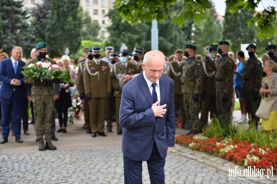 Dzi "zawyy" syreny. Uczczono 77. rocznic wybuchu Powstania Warszawskiego, fot. 37