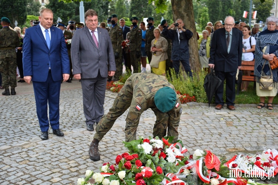 Dzi "zawyy" syreny. Uczczono 77. rocznic wybuchu Powstania Warszawskiego, fot. 38