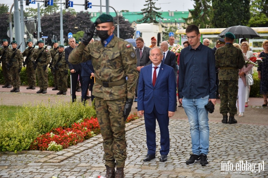 Dzi "zawyy" syreny. Uczczono 77. rocznic wybuchu Powstania Warszawskiego, fot. 60