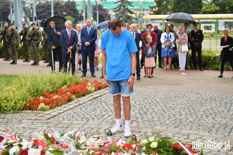 Dzi "zawyy" syreny. Uczczono 77. rocznic wybuchu Powstania Warszawskiego, fot. 73