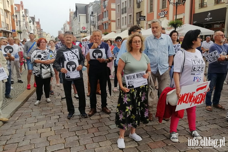 Protest w obronie wolnych mediow, fot. 26