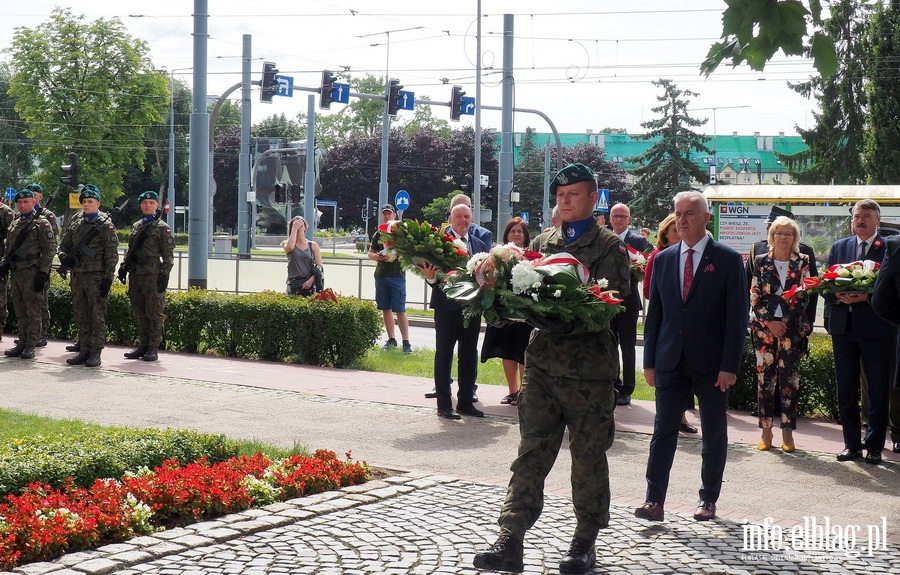 Elblanie wspominali rocznic Bitwy Warszawskiej, fot. 8