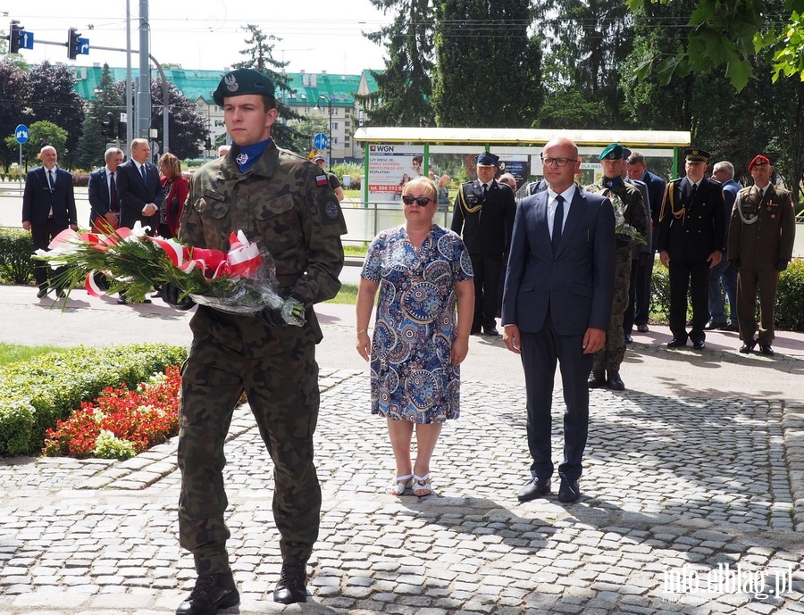 Elblążanie wspominali rocznicę Bitwy Warszawskiej, fot. 11