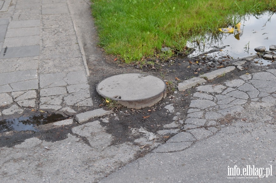 Na Grunwaldzkiej problem z chodnikami i brakiem cieki rowerowej, fot. 23