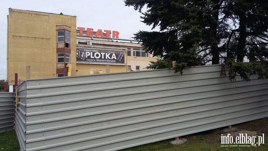 Na placu przebudowy elbląskiego Teatru, fot. 4