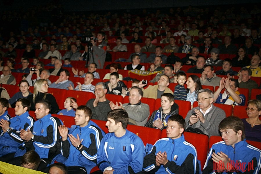 Prezentacja pikarzy Olimpii Elblg przed rund wiosenn sezonu 2009/2010, fot. 1