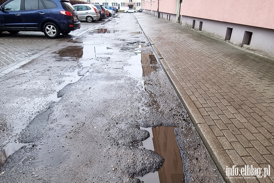 Dziury na elbląskich ulicach, fot. 12
