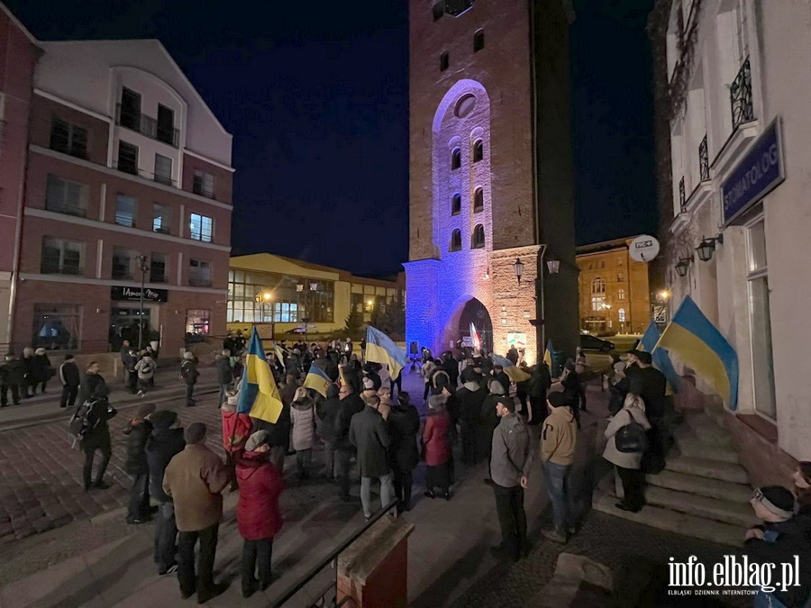 Elblążanie solidarni z Ukrainą, fot. 13