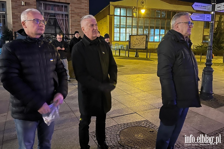 Elblążanie solidarni z Ukrainą, fot. 17