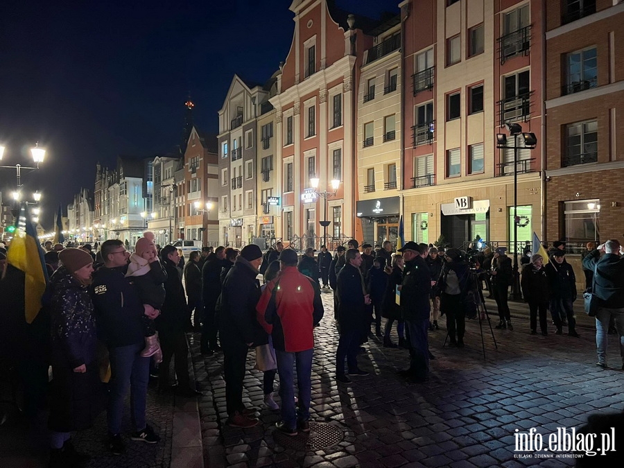 Elblążanie solidarni z Ukrainą, fot. 22