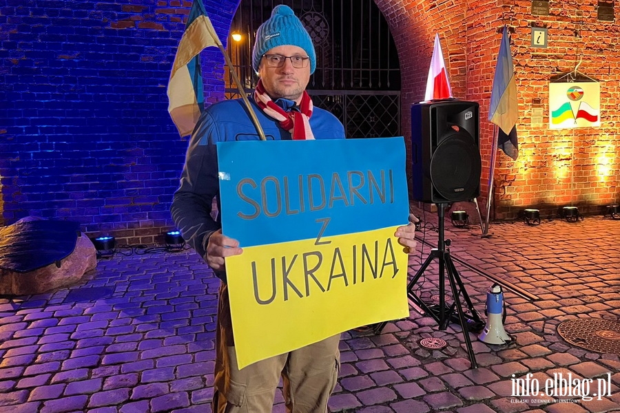 Elblanie solidarni z Ukrain, fot. 23