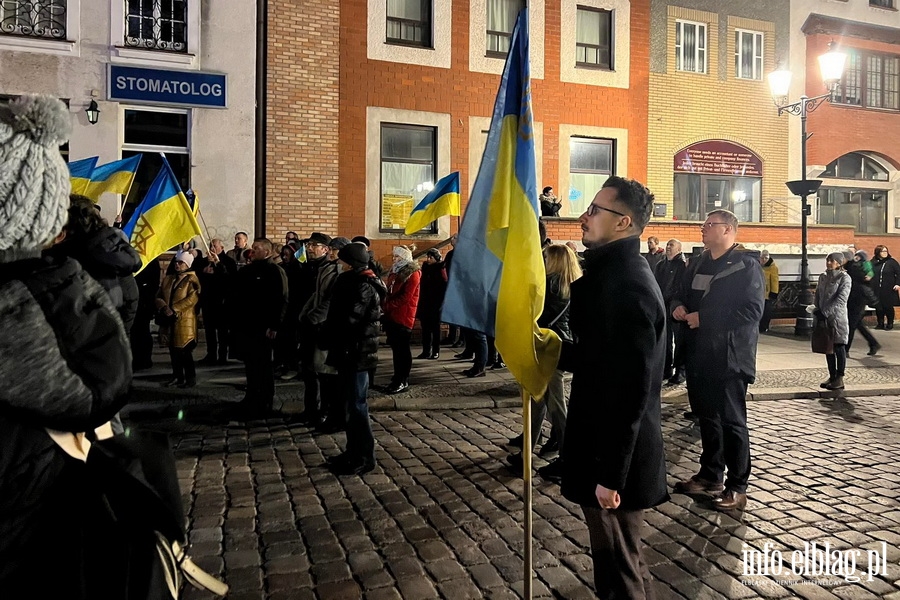 Elblążanie solidarni z Ukrainą, fot. 25