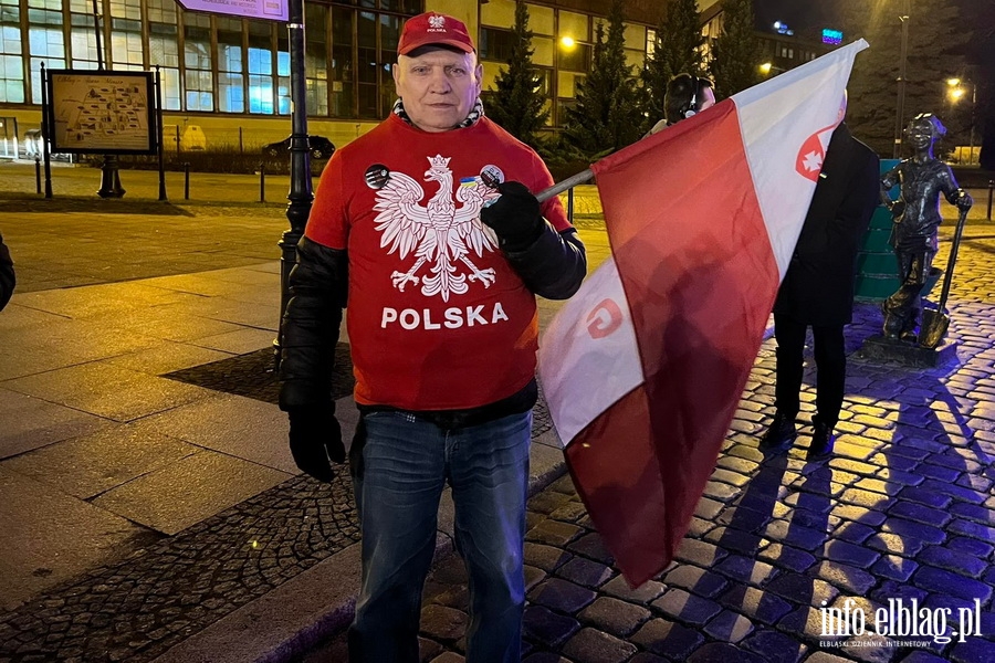 Elblążanie solidarni z Ukrainą, fot. 26