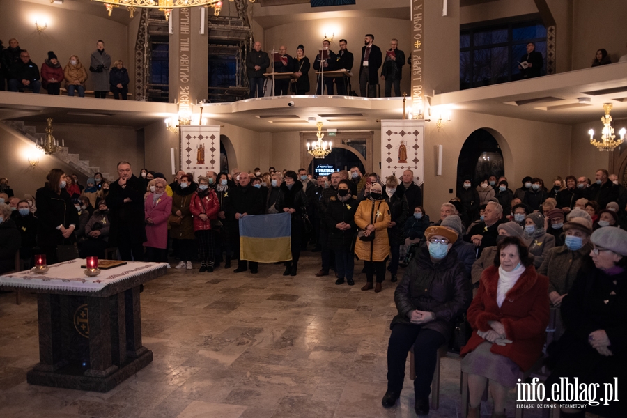 Cerkiew w Elblągu. Msza w intencji Ukrainy, fot. 2