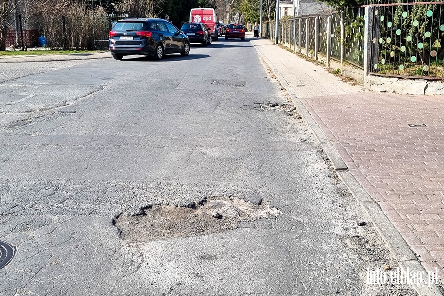 Dziury na elbląskich ulicach, fot. 30