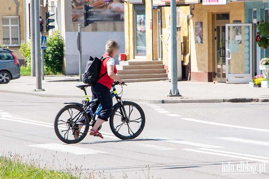 Przechodniu uwaaj! Rowerzyci w Elblgu nagminnie ami przepisy, fot. 10