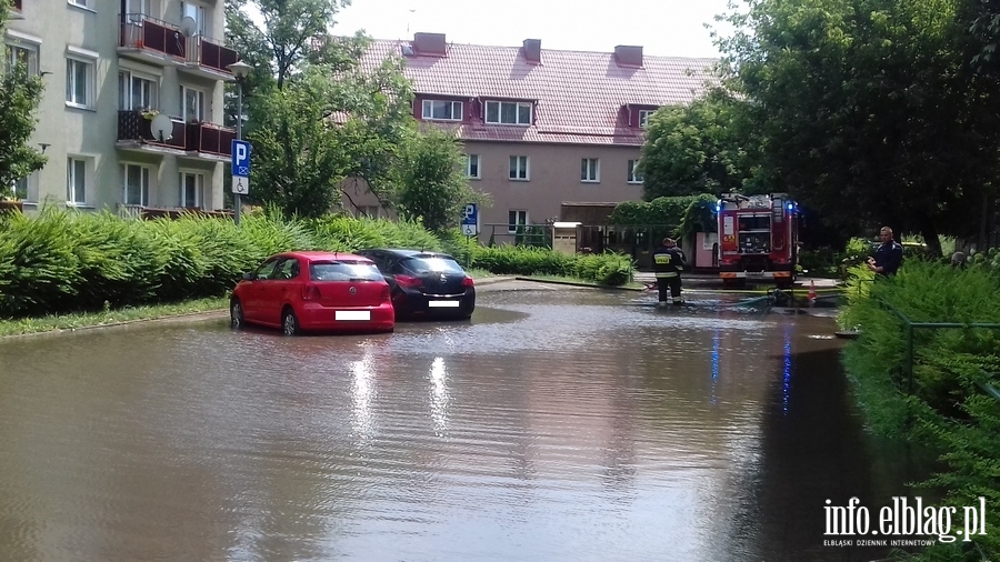 Burza i ulewa nad Elblgiem, fot. 2