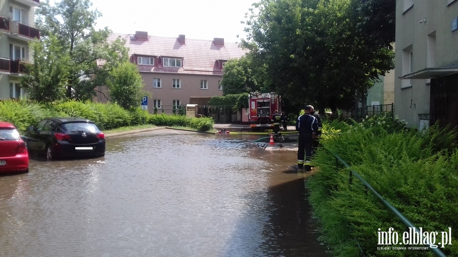 Burza i ulewa nad Elblgiem, fot. 4