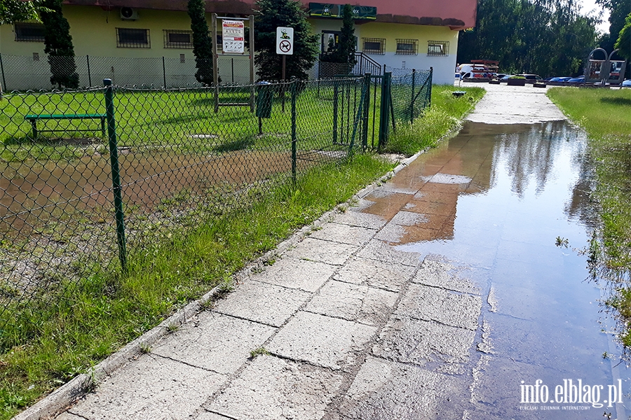 Burza i ulewa nad Elblgiem, fot. 25