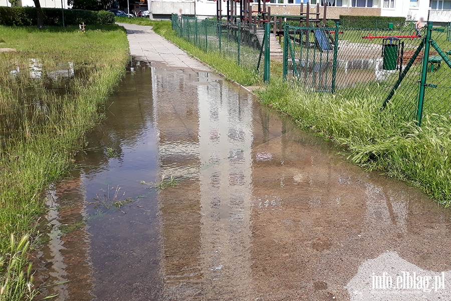 Burza i ulewa nad Elblgiem, fot. 28