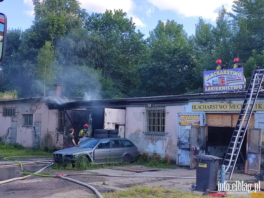 Pożar warszatatu przy Łęczyckiej, fot. 5