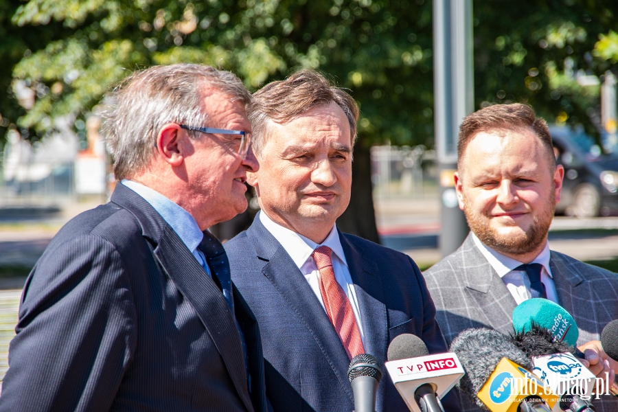Zbigniew Ziobro i Tadeusz Cymański w Elblągu , fot. 3