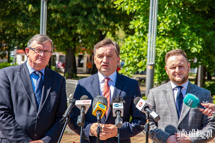 Zbigniew Ziobro i Tadeusz Cymański w Elblągu , fot. 21