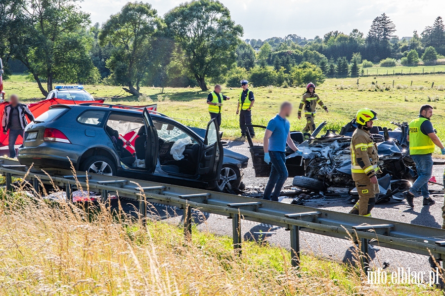 Tragedia na drodze S22 wze Mynary. Nie yj 4 osoby, fot. 6