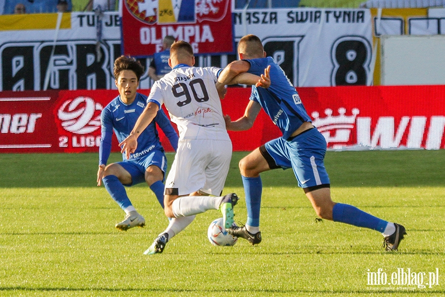 Derby dla Olimpii. Elblanie rozbili Stomil 4:0, fot. 3