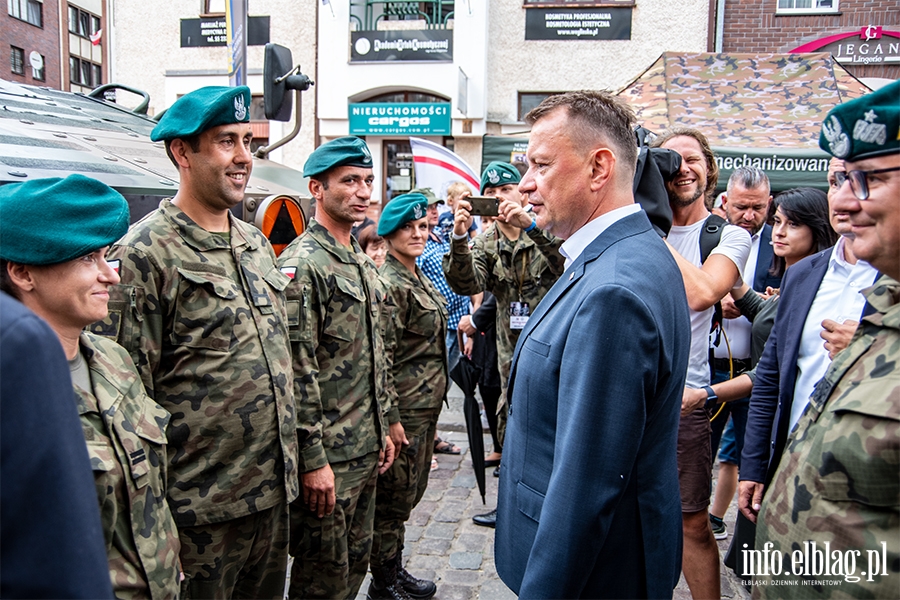 Mariusz Baszczak w Elblgu: Warto by czci wielkiej, wojskowej rodziny NATO, fot. 8