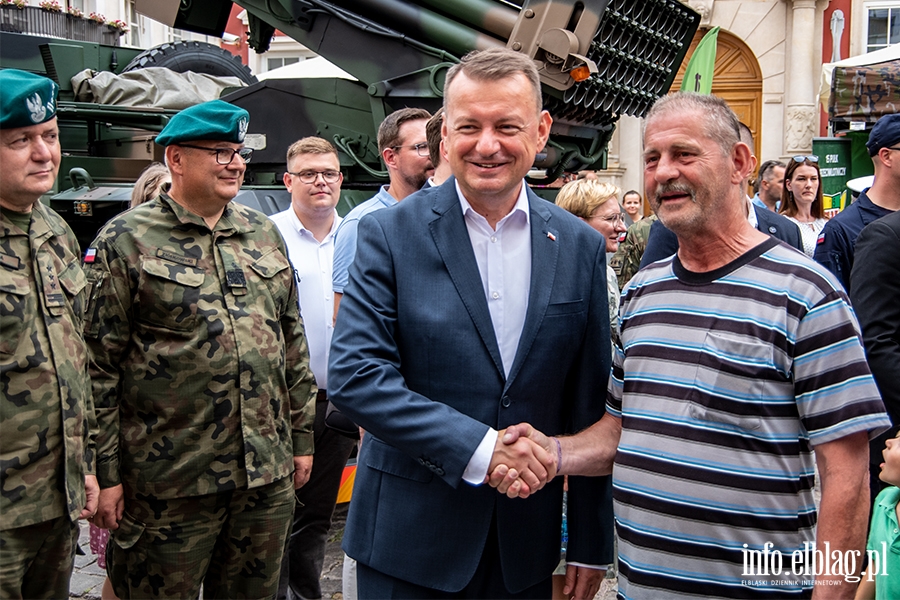 Mariusz Baszczak w Elblgu: Warto by czci wielkiej, wojskowej rodziny NATO, fot. 16