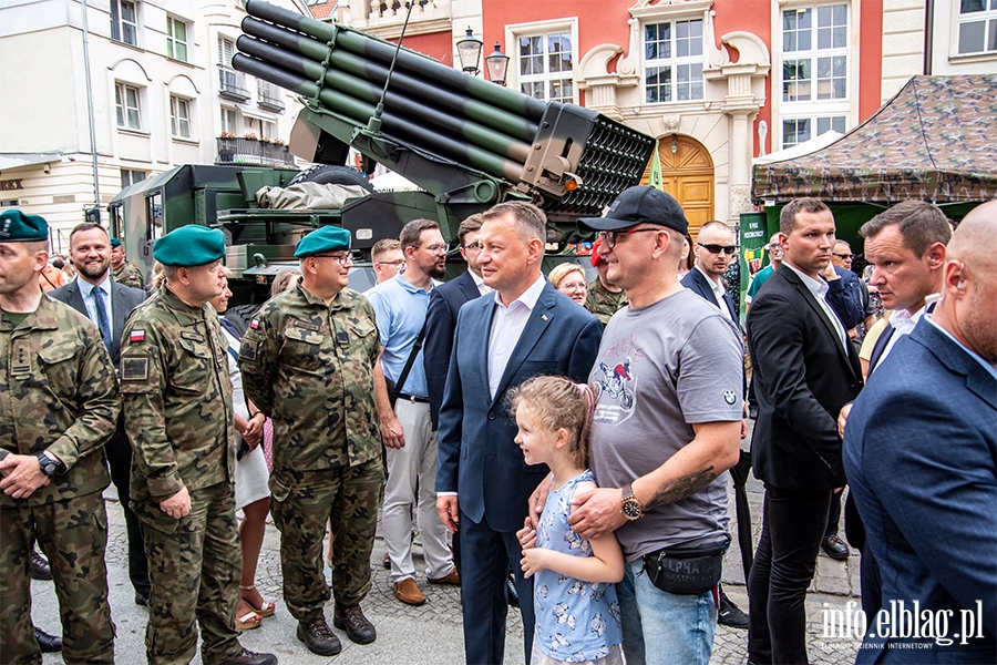 Mariusz Baszczak w Elblgu: Warto by czci wielkiej, wojskowej rodziny NATO, fot. 18