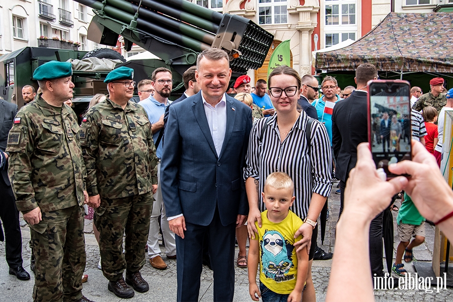 Mariusz Baszczak w Elblgu: Warto by czci wielkiej, wojskowej rodziny NATO, fot. 20