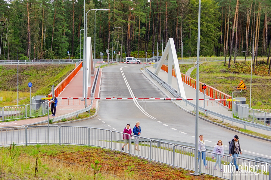 INFO na Przekopie tu przed oficjalnym otwarciem Kanau przez Mierzej Wilan, fot. 143