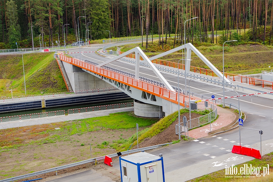 INFO na Przekopie tu przed oficjalnym otwarciem Kanau przez Mierzej Wilan, fot. 153