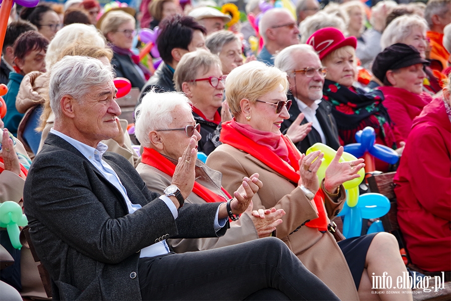 Dzie Seniora w Elblgu. Przemarsz przez miasto i festyn, fot. 12