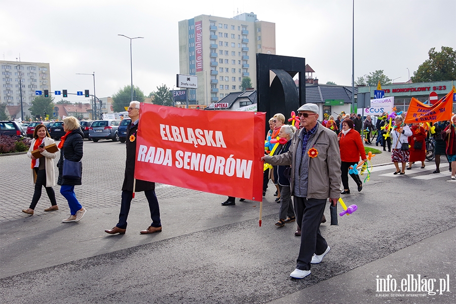 Dzie Seniora w Elblgu. Przemarsz przez miasto i festyn, fot. 33