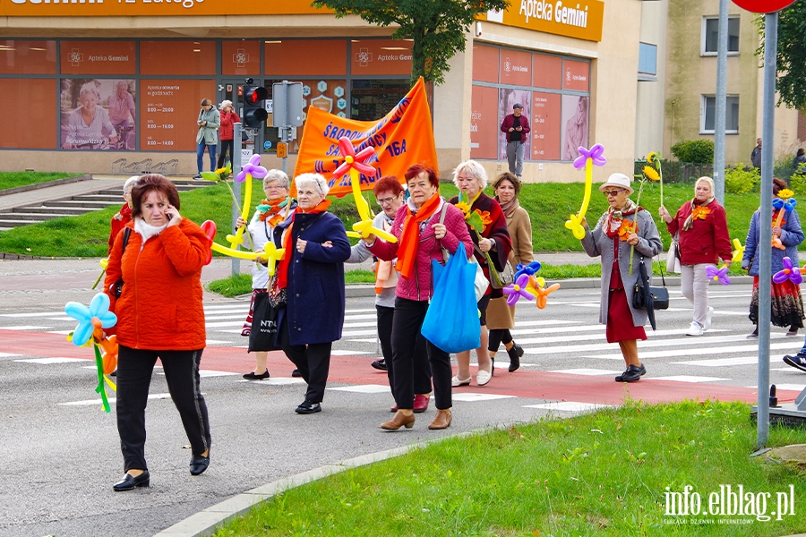 Dzie Seniora w Elblgu. Przemarsz przez miasto i festyn, fot. 45