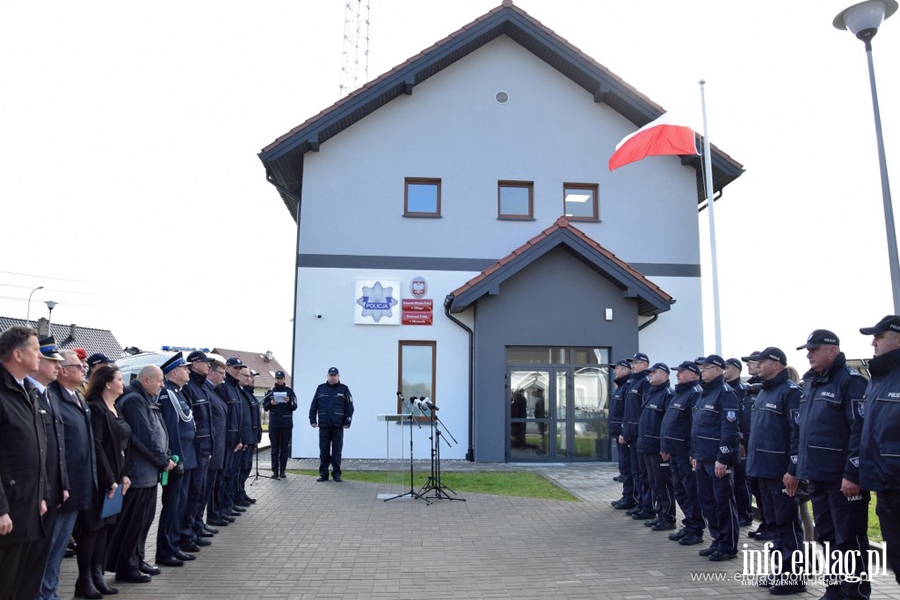 Uroczyste otwarcie nowej siedziby posterunku policji w mynarach, fot. 1