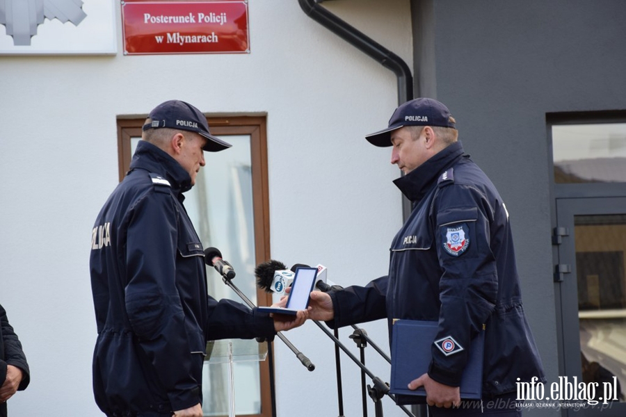 Uroczyste otwarcie nowej siedziby posterunku policji w młynarach, fot. 27