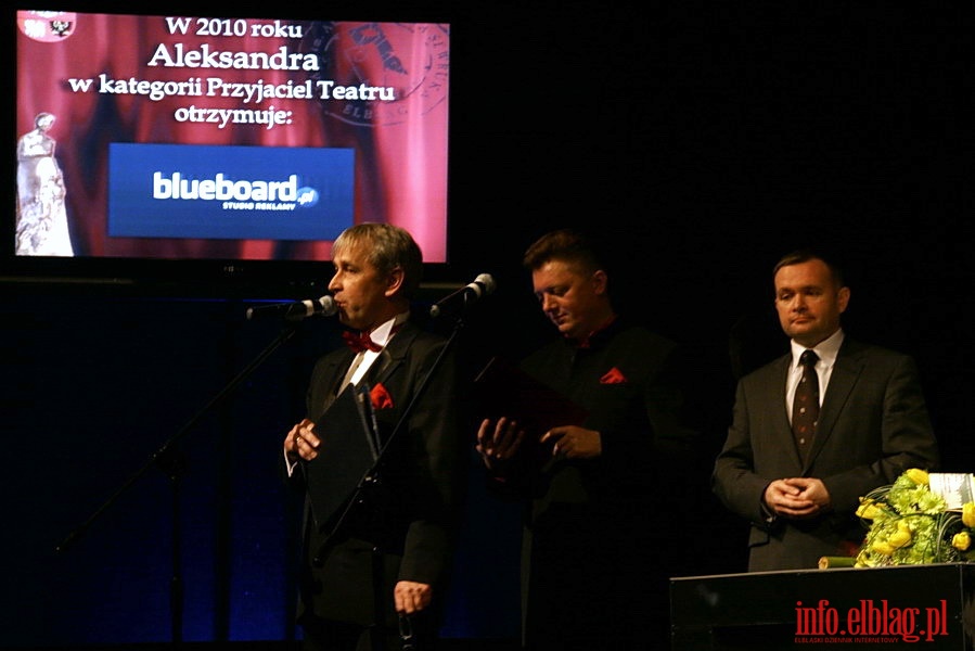 Gala plebiscytu Aleksandry 2010 z okazji Midzynarodowego Dnia Teatru, fot. 13